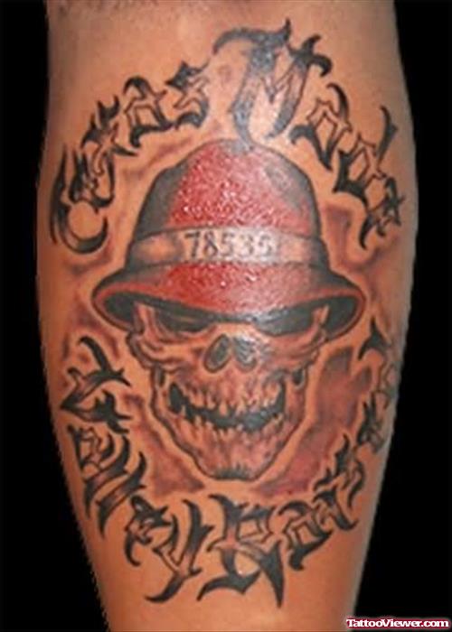 Skull Gangsta Tattoo