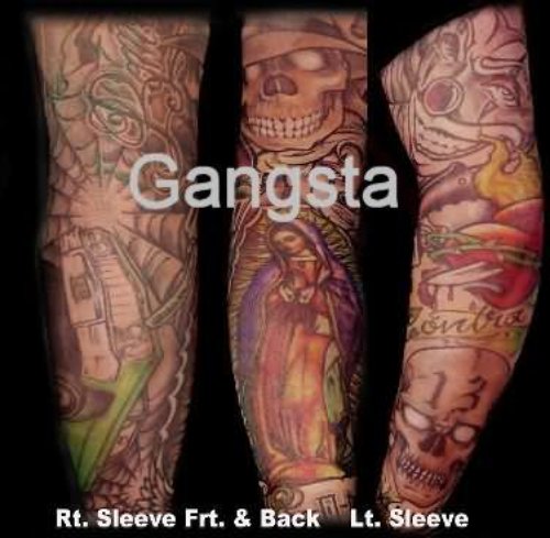 Sleeve Gangsta Tattoos