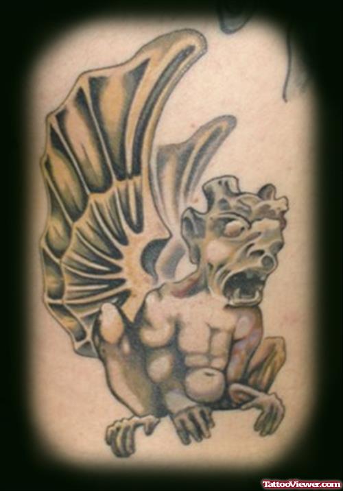 Nice Gargoyle Tattoo