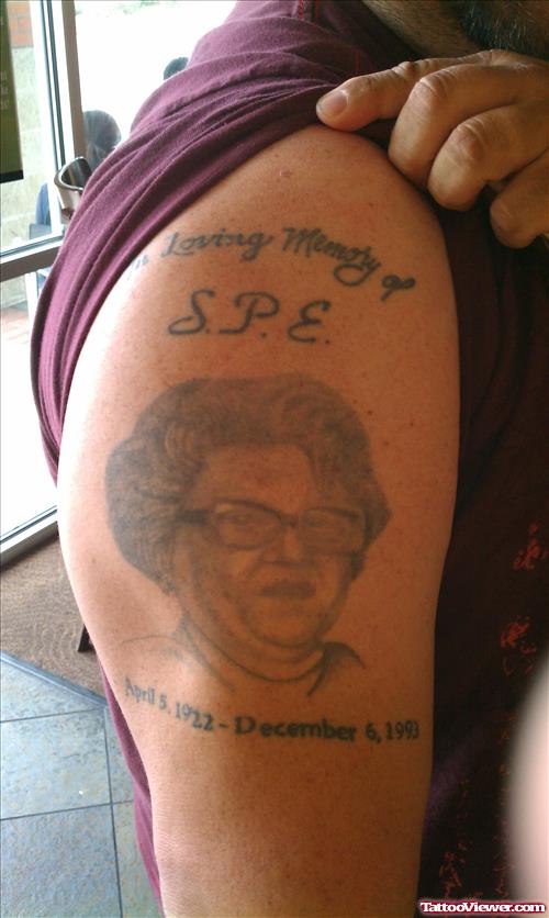 Gargoyle Grandma Tattoo