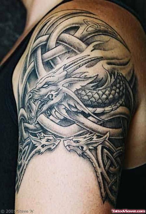 Gargoyle Shoulder Tattoos