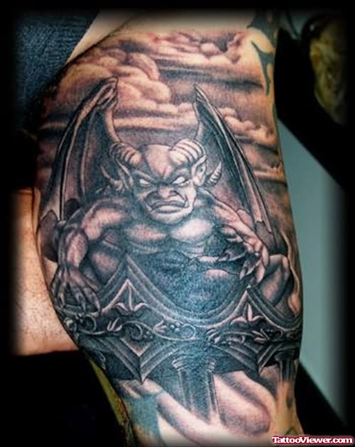 Gargoyle Bright Tattoo