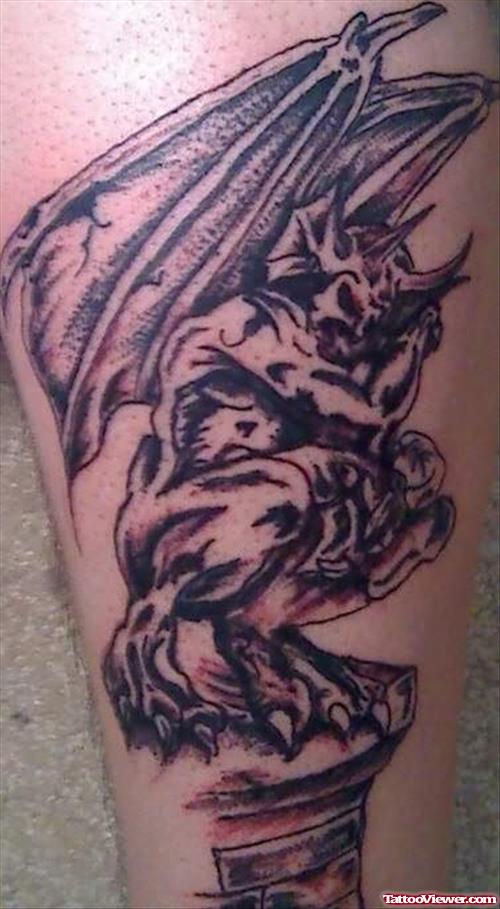 Gragoyle Demon Tattoo Image