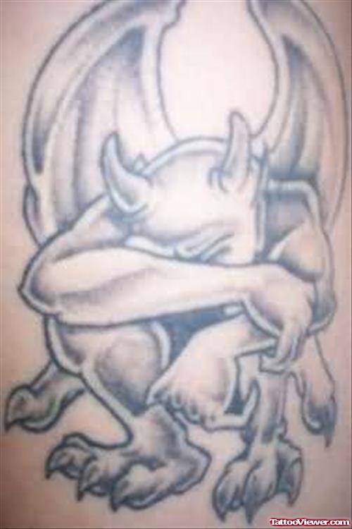Demon Gragoyle Tattoos