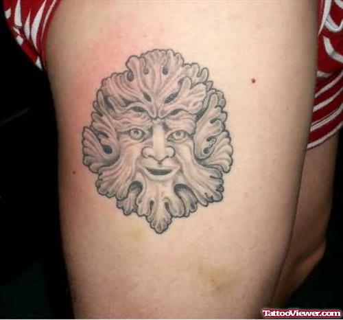 Lion Head Gargoyle Tattoo