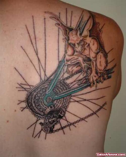 Gargoyle Tattoo Breaking Chain