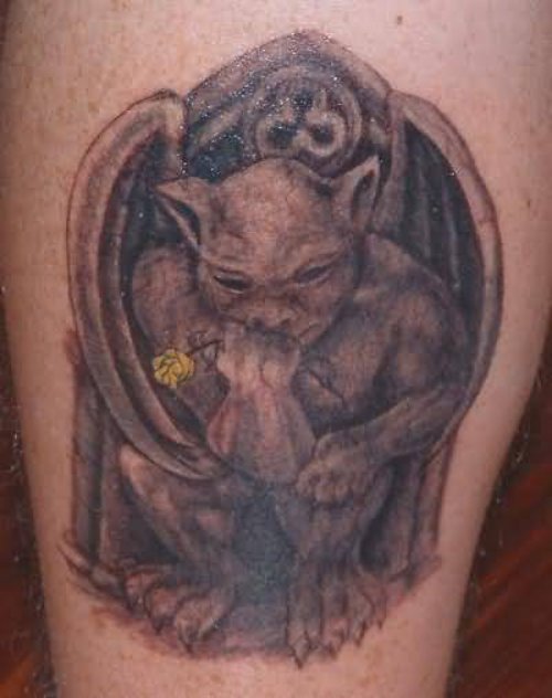 Gargoyle Design Tattoo