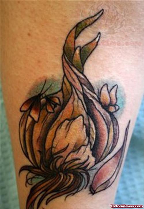 Garlic Bulbsigned Tattoo