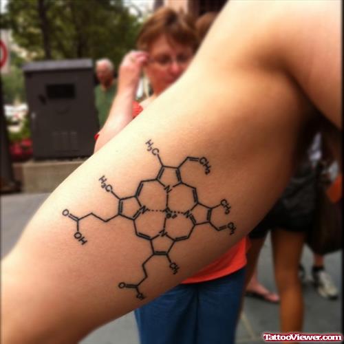 Attractive Geek Tattoo On Right Bicep