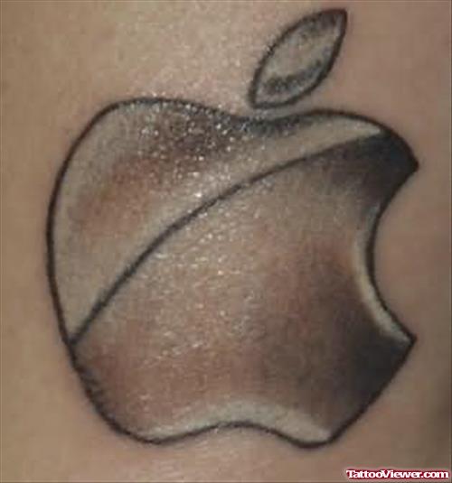 Amazing Apple Geek Tattoo