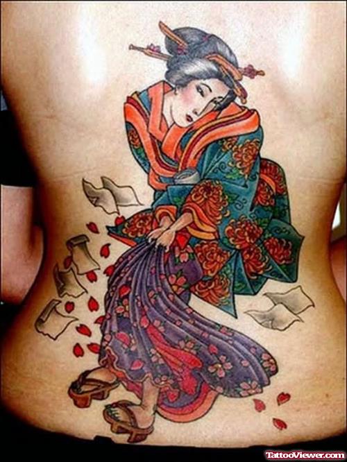 Extreme Geisha Tattoo Image