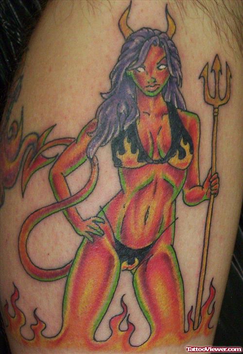 Sexy Girl Tattoo Design