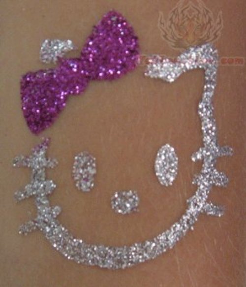 Hello Kitty Glitter Tattoo