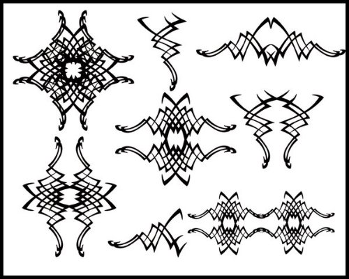 Tribal Gothic Tattoos Designs