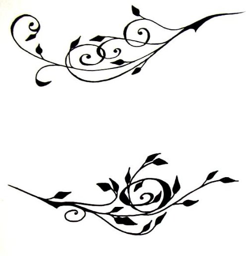 Vine Gothic Tattoo Design