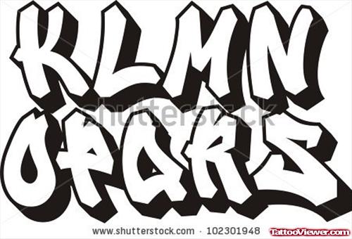 Graffiti Alphabets Tattoos Design