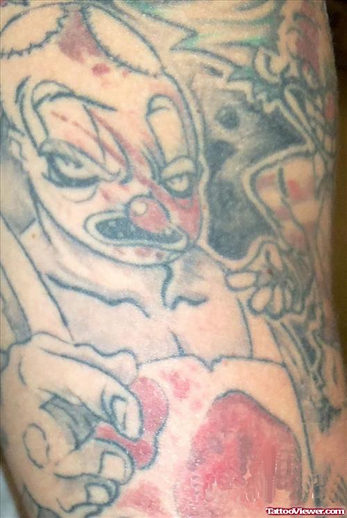 killer Klown Graffiti Tattoo