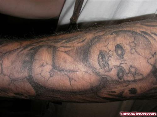 Graffiti Scary tattoo