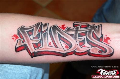 Fides Graffiti Tattoo