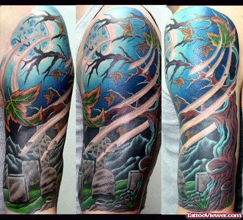 Grave Tree Tattoo