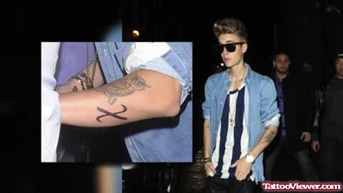 Justin Beiber Greek Tattoos