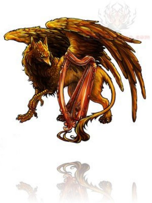 Griffin Tattoo Design For Body Art