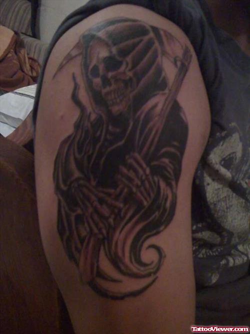 Sleeve Grim Reaper Tattoo