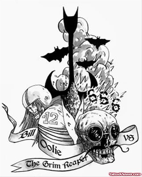 Oolie Reaper Tattoo Design