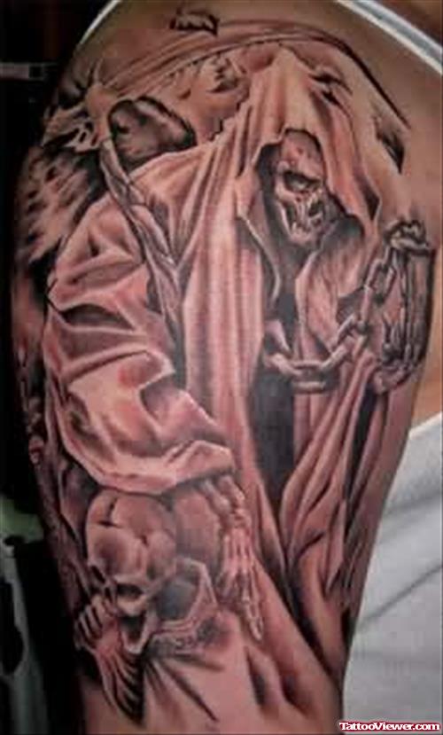 Grim Reaper Death Tattoos