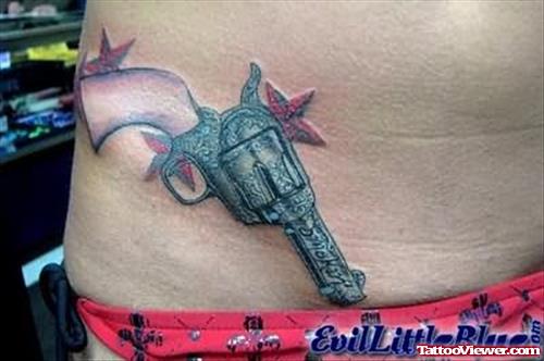 Gun Hip Tattoos