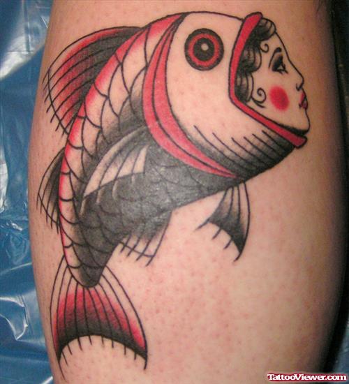 Gypsy Head Fish Tattoo