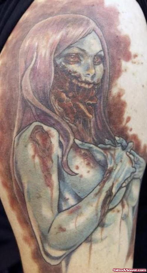 Zombie Girl Gypsy Tattoo