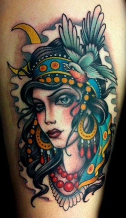 Color Gypsy Tattoo