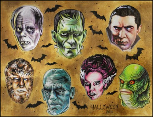 Best Colored Halloween Tattoos Designs