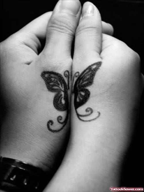 Butterfly Tattoo On Hand