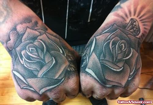 Best Rose Hand Tattoos