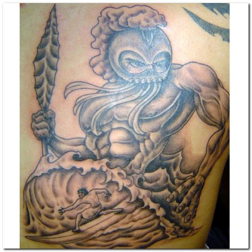Zombie Hawaiian Tattoo
