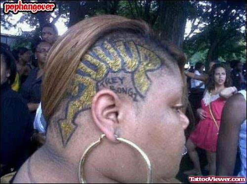 You Up Head Tattoo For Women