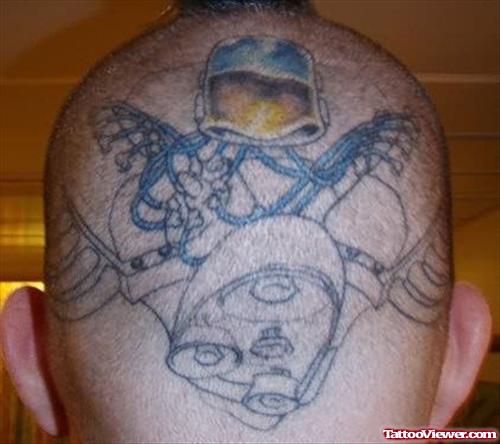 Amazing Tattoo On Head