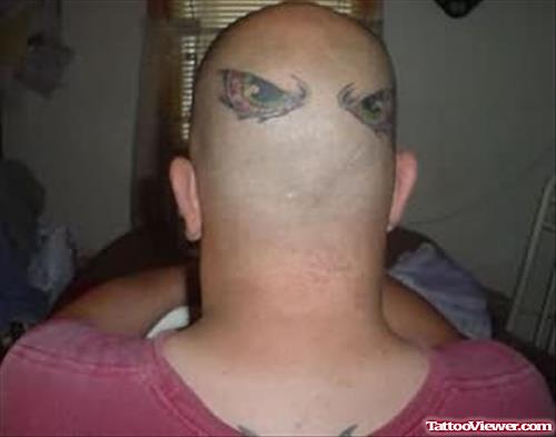 Bald Head Tattoo