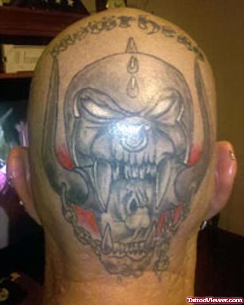 Motorhead Skull Tattoo