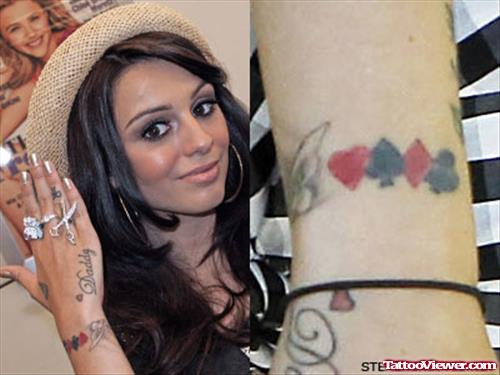 Colored Heart Tattoos