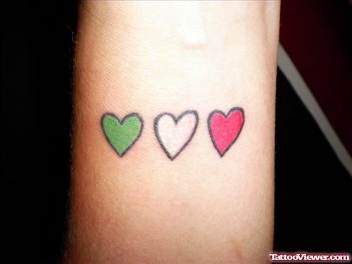 Italian Heart Tattoos Designs