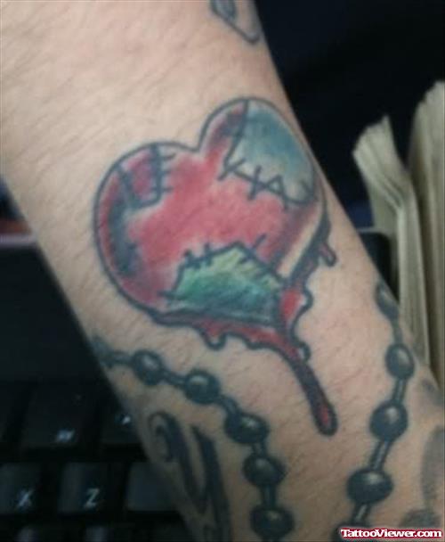 Bandage Heart Tattoo