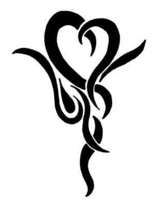 Tribal Heart Tattoos Design