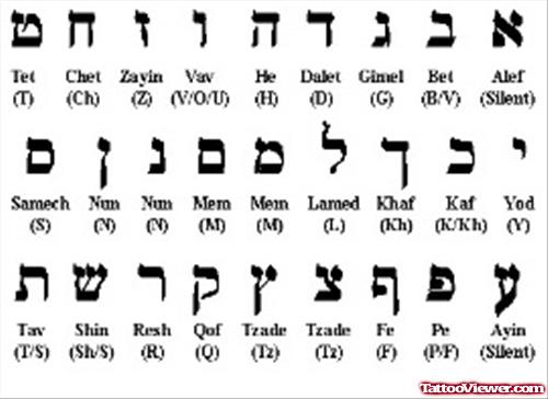 Hebrew Tattoos Designs
