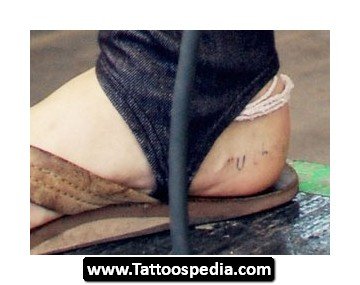 Small Heel Tattoo For Girls