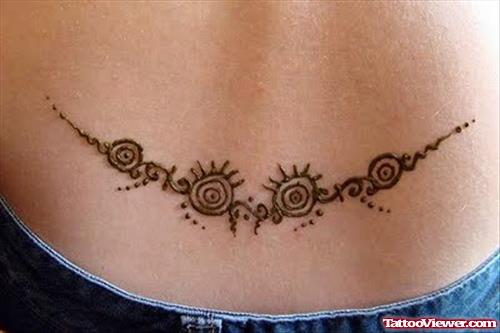 Henna Tattoos On Lowerback