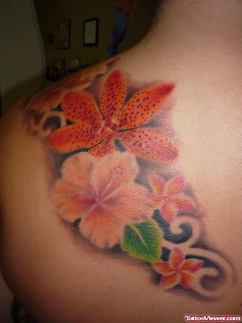Hibiscus Tattoo For Girls
