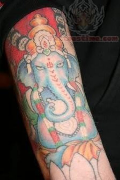 Lord Ganesha Hindu Tattoo